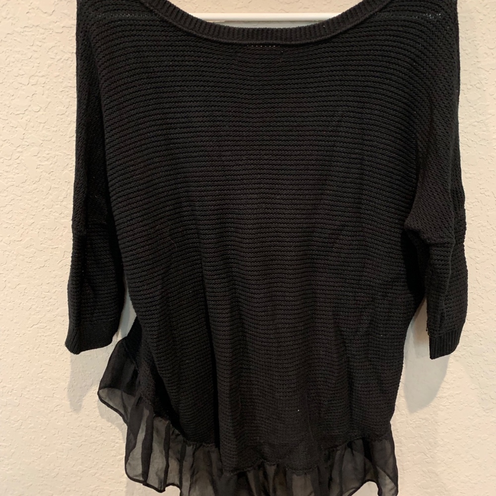 American Eagle Ruffle Sweater - Picture 2 of 3